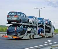 Promotion : Semi-remorque porte-voitures double pont en acier, capacité 6, 8 ou 10 véhicules, robuste 40t