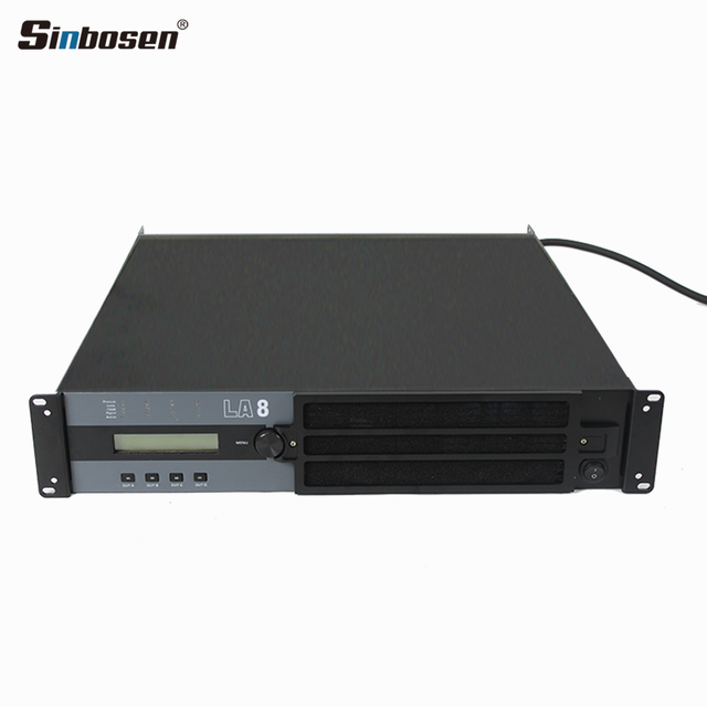 Sinbosen LA8 Professional Power Amplifier 4 Channels 10000q 2000 Watt Audio Equipment Receivers & Amplifiers