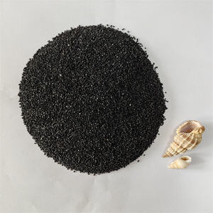 La mejor calidad, buen precio, 50-150, arena negra de alto grado, esmeril de cuarzo de color fino puro, no tóxico, hecho a máquina para exteriores - Product Image 2