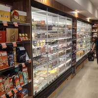 Réfrigérateur-congélateur commercial vertical à 2, 3, 4 ou 6 portes vitrées pour boissons, idéal pour les magasins de proximité
