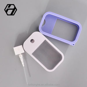 Venta al por mayor <span class=keywords><strong>de</strong></span> plástico <span class=keywords><strong>de</strong></span> lujo cosmético Mini Alcohol pequeña agua <span class=keywords><strong>50ml</strong></span> Perfume vacío Pet desinfectante niebla botella <span class=keywords><strong>de</strong></span> spray recargable - Product Image 4