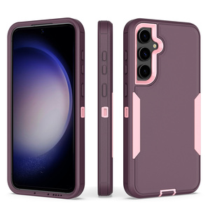 Funda de teléfono de cobertura completa a prueba de golpes 3 en 1 de goma híbrida para Samsung A73 A53 A33 A23 S21 FE <span class=keywords><strong>A13</strong></span> A04S A02S A03S - Product Image 1