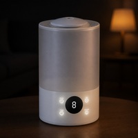 Humidificateur ultrasonique antibactérien 4L, humidificateur à brume fraîche 300ml/h, détachable, facile à nettoyer, silencieux pour la chambre d'enfant, la chambre des bébés