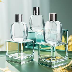 Flacon pulvérisateur en verre transparent personnalisé Eric Clear, nouveau style, 30 ml, 50 ml, 100 ml - Product Image 1