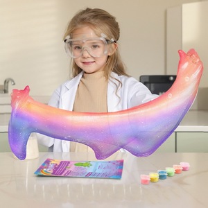Nouveau jouet de puzzle pour étudiants, expérience scientifique, <span class=keywords><strong>slime</strong></span> arc-en-ciel à faire soi-même - Product Image 3