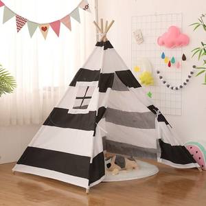 Vente en gros, cabane pop-up de luxe <span class=keywords><strong>King</strong></span> Size pour enfants, <span class=keywords><strong>tente</strong></span> tipi, maison <span class=keywords><strong>jouet</strong></span> gonflable en polyester - Product Image 2
