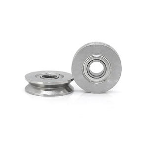 Poulie en acier inoxydable non standard de type V, roue de guidage en métal, 6*16*4mm avec roulements non standard SMR126ZZ, directement de l'usine - Product Image 2