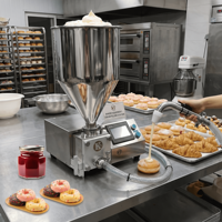 Machine de remplissage quantitatif automatique haute performance ZD200-C pour l'injection de garniture dans la pâte feuilletée, idéale pour les boulangeries commerciales