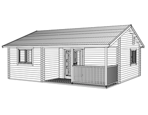 Décoration d'hôtel écologique de <span class=keywords><strong>luxe</strong></span> Maison en bois préfabriquée Isolation imperméable Cabane en rondins à vendre - Product Image 2