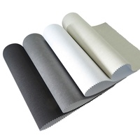 Polyester Blackout Roller Blind Sheer Textured Components Windows Fabric 50 m Stock Lots Plisse pour Hotelroom Rolling Blind