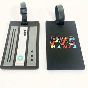 2022 High Quality OEM Custom 3D Soft <b>Silicone</b> Luggage Tag <b>Rubber</b> Bag Tag Pvc Luggage Tag - Product Image 5