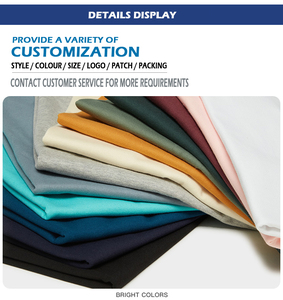 <span class=keywords><strong>Camisetas</strong></span> Unisex Multicolor de Fabricación Propia, 100% Algodón, Impresión de Logotipo Personalizado, Camiseta Extra Grande para Hombre de 300 g/m² - Product Image 2
