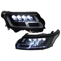 Pour Land Rover Range Rover Vogue L405 2013 à 2021, phares LED à quatre lentilles, plug and play, sans découpe de pare-chocs, style facelift, accessoires