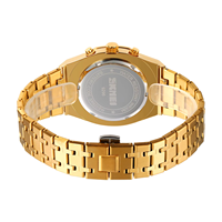 Montre-bracelet chronographe de luxe 9296 avec bracelet en acier inoxydable, étanche 5 ATM, montre à quartz décontractée pour homme, à porter au quotidien