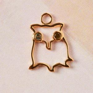 Colgante de Animales Marinos de Zirconia Chapado en Oro de Lujo, Bonito Colgante de Acero Inoxidable con Forma de Búho, Estrella de Mar, Gecko y Langosta para Mi Hijo - Product Image 5