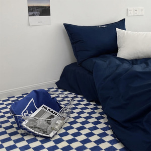 Alfombra Moderna con Diseño de Tablero de Ajedrez, Rectangular, Antideslizante, para Sala de Estar o Dormitorio, Lavable a Máquina, con Patrón Geométrico - Product Image 5