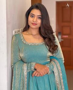 Soie lourde faite à la main de fantaisie avec séquence de broderie de haute qualité fonctionne avec des manches complètes dans la robe de mode des femmes de prix de gros - Product Image 5