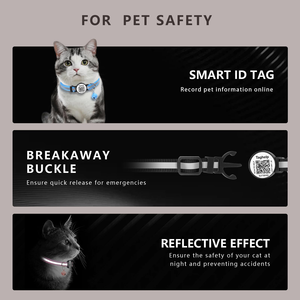 Fast Delivery QR Code <b>Dog</b> <b>Tag</b> Newborn Puppy Kitten ID <b>Tag</b> Anti Loss <b>Dog</b> Collar Pet Anti-lost Information <b>Tag</b> - Product Image 3