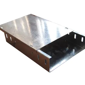China factory manufacturer high quality hot dip galvanized trough cable tray Metal cable trunking channel trays