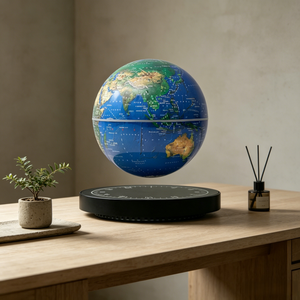 Auto Rotate Magnetic Levitating World Globe Table Lamp Floating Ball <b>Night</b> <b>Light</b> For Home Minimalist Ornament - Product Image 1