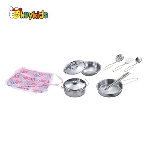 Ensemble de casseroles jouets pour enfants, en acier inoxydable, personnalisable, 11 pièces, M03A018 - Product Image 3