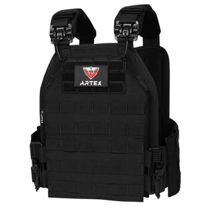 Chaleco Táctico Ligero Artex con Sistema de Liberación Rápida, 1000D Poliéster Molle, Chaleco Táctico Negro para Caza - Product Image 1