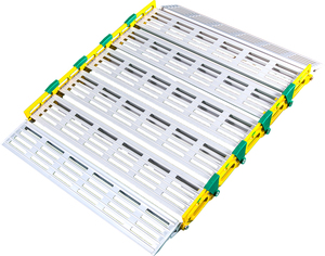 Rampa Enrollable Portátil Simplywalk de 500 kg de Capacidad, Ancho de 762 mm, Panel Lateral Resistente, Rampa <span class=keywords><strong>para</strong></span> <span class=keywords><strong>Escaleras</strong></span>, Personalización de Marca, Certificación MDR CE - Product Image 1