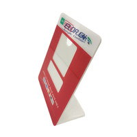 ELOR-Support de Code QR Acrylique Personnalisé pour Scanner de Codes à Barres de Bureau, Présentoir Personnalisé pour Signes de Médias Sociaux
