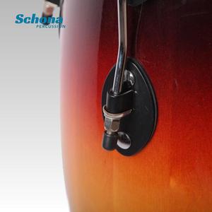 Conjunto de Tambores <span class=keywords><strong>Conga</strong></span> Latinos de 10 y 11 Pulgadas con Soporte, Cuerpo de Madera Maciza, Tambor de Mano de Piel de Vaca Natural para Actuaciones en Bares y Escenarios - Product Image 4