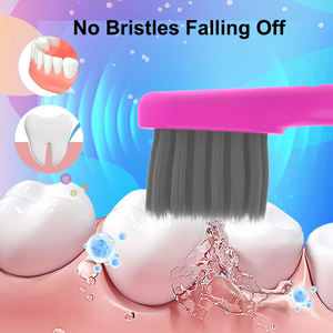 Compatible avec la brosse à dents électrique Burst, poils souples pour enfants 3-6-12 ans, protection des dents <span class=keywords><strong>ultra</strong></span>-fine de la petite tête - Product Image 2