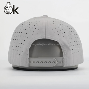 Wholesale Running Camp Baseball Cap <strong>Custom</strong> Logo <strong>5</strong> <strong>Panel</strong> Structured Adjustable Baseball Caps Waterproof Laser Cut Hole <strong>Hat</strong> - Product Image 3