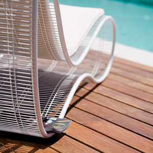 屋外ビーチパティオラウンジリクライニングチェア裏庭サンラウンジチェア用のデコアウト寝椅子 - Product Image 4