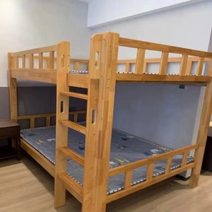 Letto a Castello in Legno Massello Ecologico Multifunzionale di Alta Qualità per Bambini, <span class=keywords><strong>Salvaspazio</strong></span> per Camere da Letto e Scuole - Product Image 6