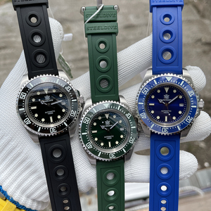 Steeldive-montre de plongée étanche à cadran bleu, 45.4MM, verre saphir, étanche 1000M, avec lunette en céramique, pour hommes, sdchocs - Product Image 5