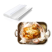 Sac de cuisson en PET de qualité alimentaire pour poulet, résistant à la chaleur, pour cuisson au micro-ondes, poulet, dinde, viande, rôtissage au four