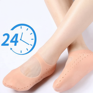 Semelles intérieures en silicone hydratantes pour les soins des pieds Élimination des callosités des pieds Chaussettes en silicone Semelles intérieures - Product Image 1