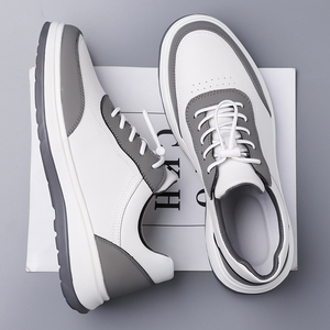 Chaussures décontractées en cuir microfibre pour hommes, nouveau design, baskets en cuir synthétique pour hommes - Product Image 2