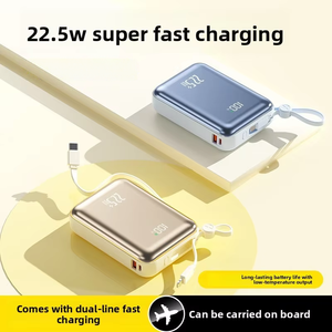 PINUODA - Batería Externa de Carga Súper Rápida de 22.5W, 20000mAh, de Polímero de Litio, con Pantalla LED, Interfaces USB-A/Tipo-C - Product Image 3
