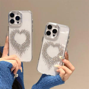 Funda <span class=keywords><strong>de</strong></span> teléfono <span class=keywords><strong>para</strong></span> <span class=keywords><strong>mujer</strong></span> diamante acrílico amor mantequilla mosca <span class=keywords><strong>para</strong></span> <span class=keywords><strong>Samsung</strong></span> S26 Ultra S25 Plus S24 FE S23 S22 S21 S20 <span class=keywords><strong>S8</strong></span> S9 S10 Plus Series - Product Image 3