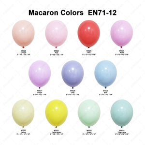 Chất lượng cao hạnh phúc kỳ nghỉ bên trang trí Latex Helium bóng kỳ nghỉ tiêu chuẩn Retro pastel <span class=keywords><strong>Macaron</strong></span> ngọc trai màu Latex bóng - Product Image 6