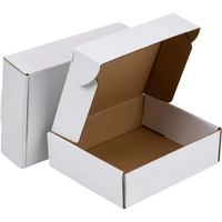 Emballage en carton de papier kraft imprimé avec logo personnalisé Boîtes d'expédition en carton ondulé