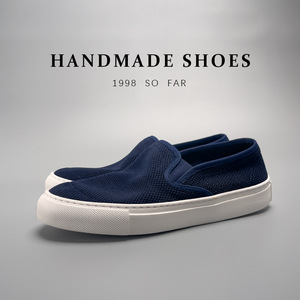 Chaussures décontractées d'été respirantes et légères, une paire pour les journées paresseuses, chaussures polyvalentes pour hommes, chaussures tendance artisanales. - Product Image 4