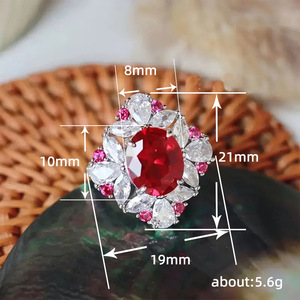 anello nuziale vintage, gioielli da donna di lusso in stile retrò, accessorio elegante e alla moda in stile europeo - Product Image 5