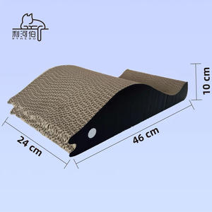 Di alta qualità un pezzo a forma di L giocattolo di gatto ispessito gratta e vinci resistente all'usura gatto Play & Sleep cartone per Halloween & Christmas - Product Image 3