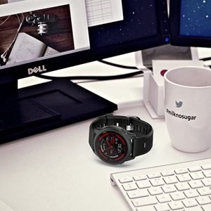 Bracelet de <span class=keywords><strong>montre</strong></span> en silicone pour <span class=keywords><strong>Garmin</strong></span> Forerunner 945 Lite/935/<span class=keywords><strong>745</strong></span>/Fenix 5 Plus/Fenix 6/Quatix 5, boucle à ardillon en caoutchouc étanche - Product Image 5