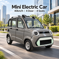 Mobil Mini Listrik Baru 4 Kursi 1000W 1500W Motor Kendaraan EV Pribadi Hemat Energi Kendaraan Energi Baru