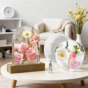 Tùy Chỉnh Nhựa Trái Tim Epoxy Khuôn Mẫu Tự Làm Khung Ảnh Silicone Công Cụ Bán Buôn Bánh Công Cụ Cho Nghệ Thuật Và Nguồn Cung Cấp Thủ Công - Product Image 5