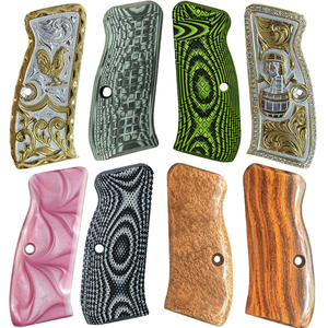 G10 Résine Bois Chasse Tir Tactique Grips Accessoires Pour 1911 92FS PT92 IWI 941 Hi-Power 75 - Product Image 4