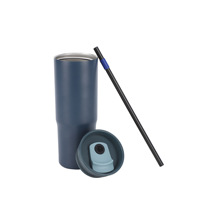 Bouteilles isothermes à double paroi OW8, réutilisables, en acier inoxydable, 24 oz, gobelet de voyage OW avec couvercles