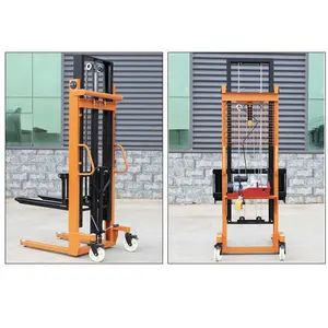 Chian OEM High Efficiency Hand Truck Hydraulic Pallet Lift Forklift Machine Manual Stacker